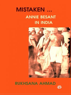 cover image of Mistaken... Annie Besant in India